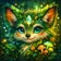 Colorful cartoon cat avatar with expressive features, suitable for a user profile picture.